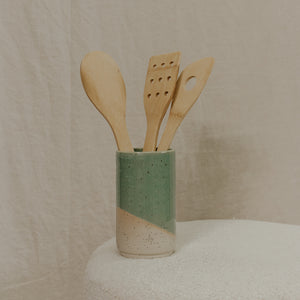 Kitchen Utensil Holder - Green